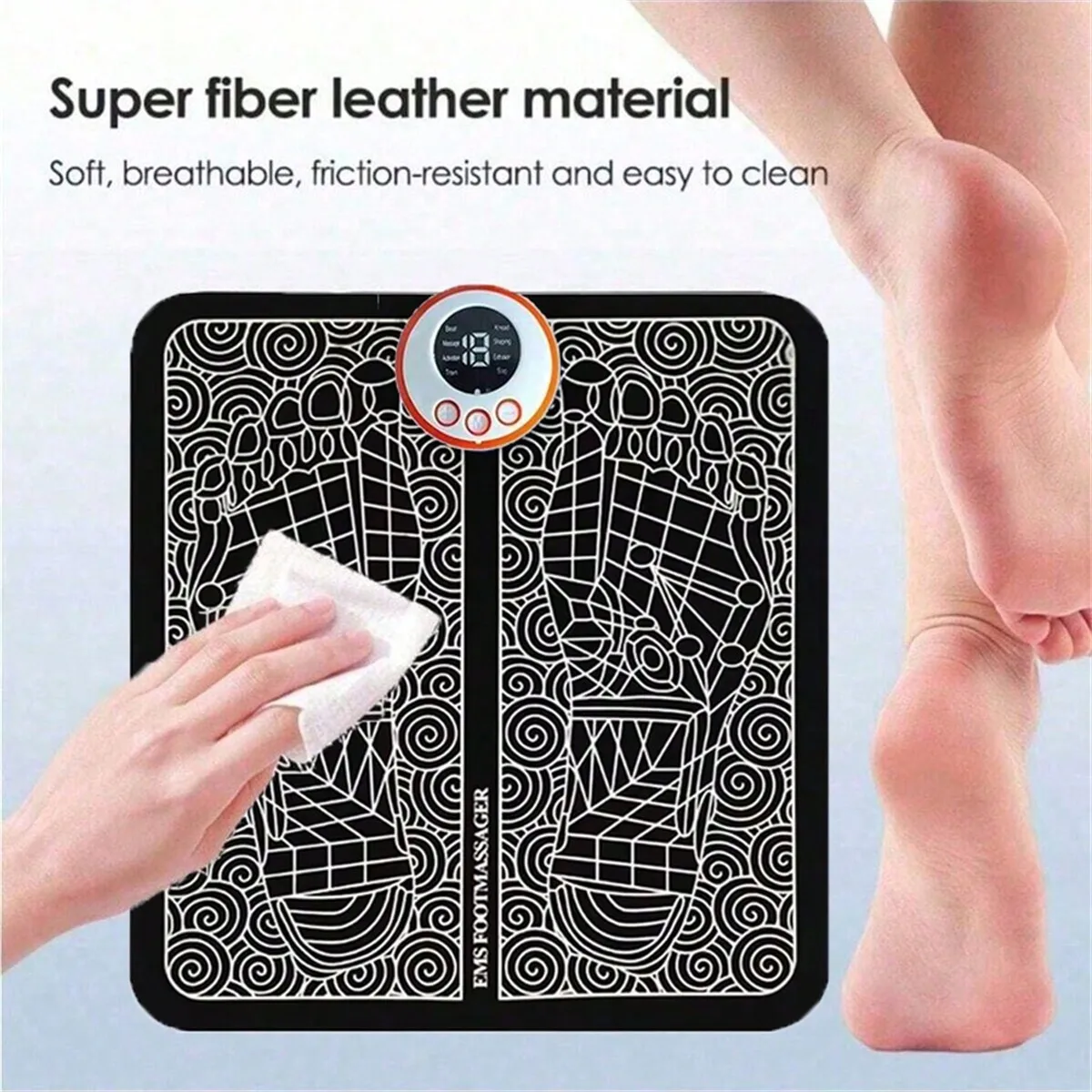 Electric Foot Massager Pad for Pain Relief and Relaxation