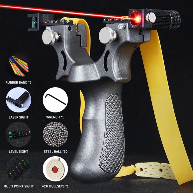 

WILDHUNT Big Powerful Slingshot Hunting Outdoor Resin Material Laser Slingshot Professional For Hunting Catapult Shooting