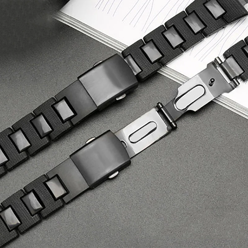 G-SHOCK DW-6900 ブラック樹脂バンド Genuine Casio Watch Band