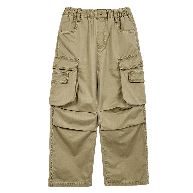 Boys' Wide-Leg Cargo Pants 5