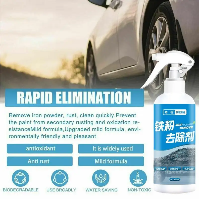 Iron Remover Car Detailing Rust Car Spray Stain Remover Car Maintenance Cleaning Care Auto Cleaning Spray For Car Laundry