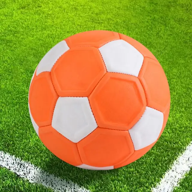 Great Size 3/4/5 Curve Soccer Ball Recreational Orange Youth Football Sport Toy Game Gift Match Football Outdoor Match