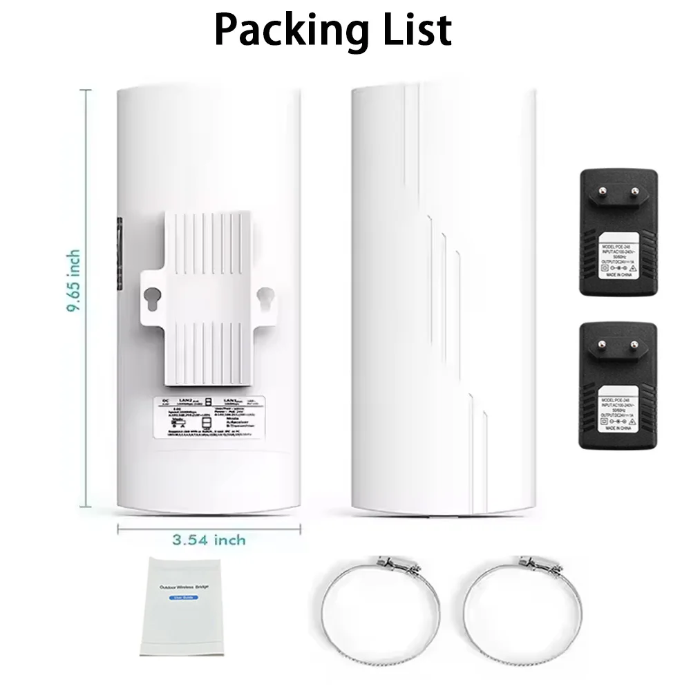 WiFi Extender Repeater 5GHz Wireless Bridge Dual Band WiFi Extender 5km Long Range