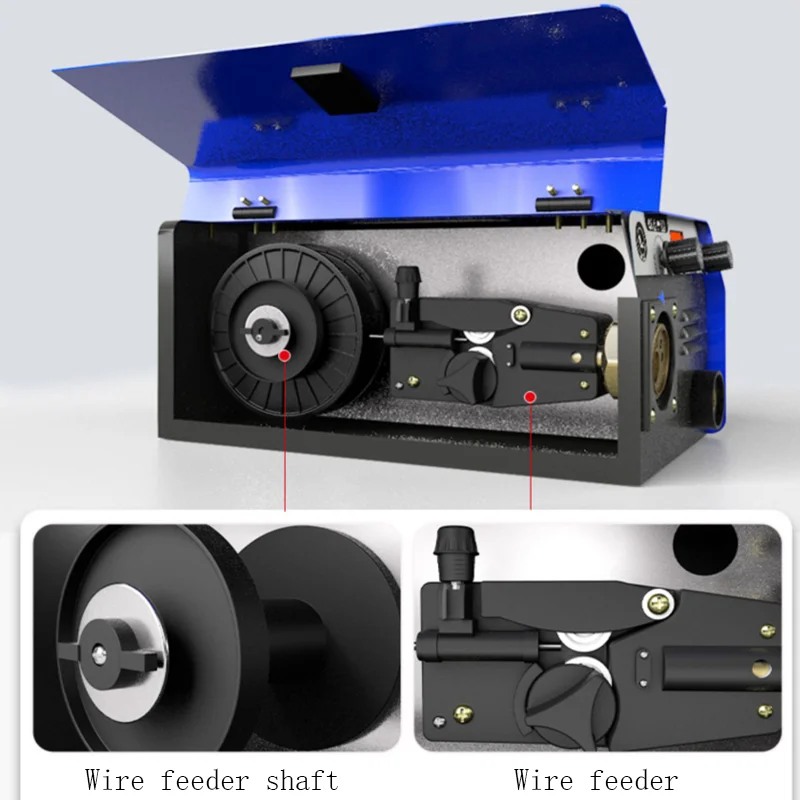 gas welding Carbon dioxide gas shielded welding machine integrated machine small two welding machine home gas-free 3