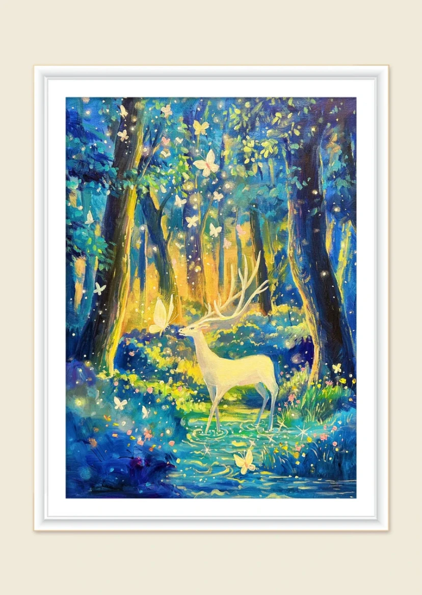 9ct65X85cmForestDeerCartoonPre-PrintedCrossStitchDIYEmbroiderySetHandicraftFlossNeedleCrafts-AliExpress15