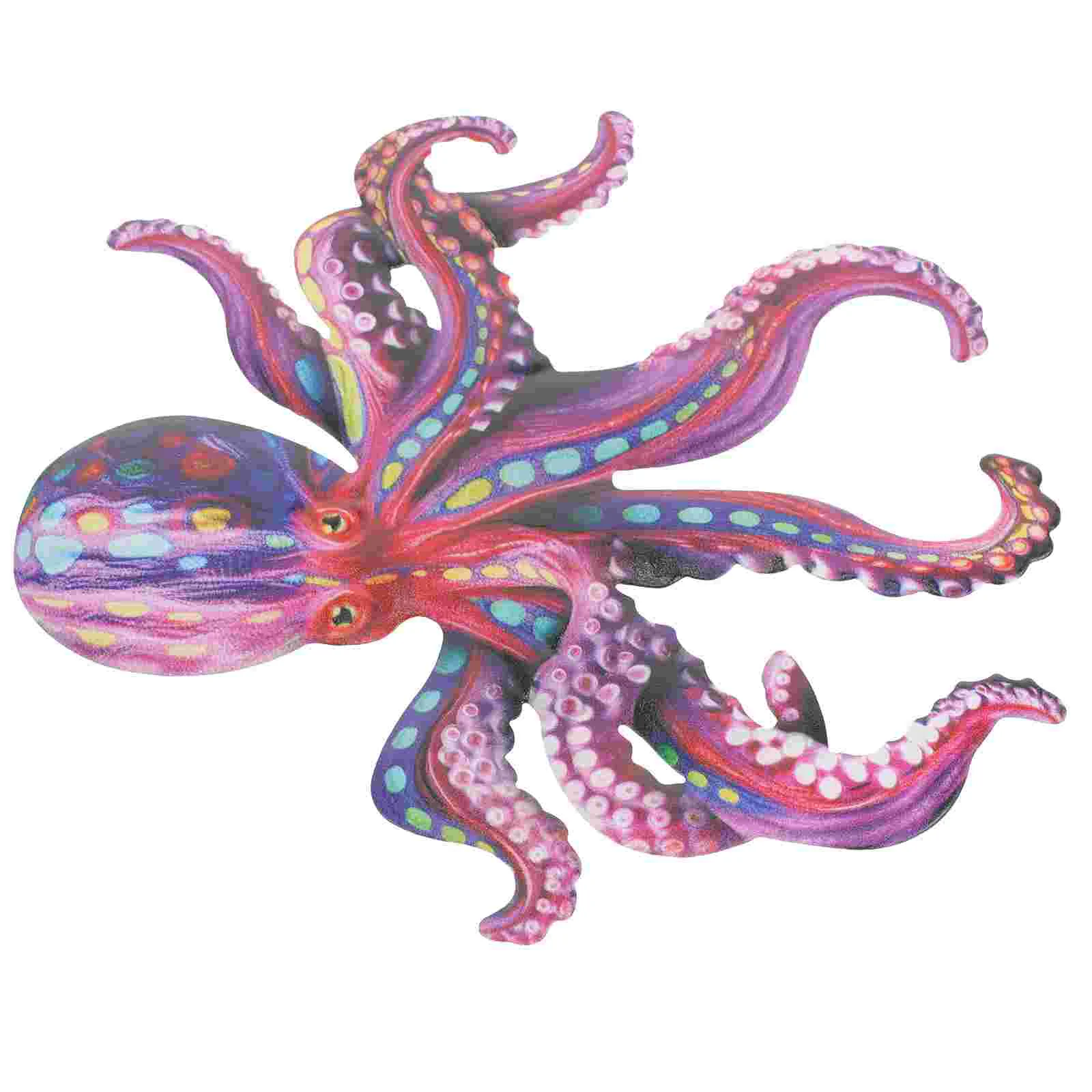 

Garden Decoration Octopus Plushie Wall Adornment Iron Simulated Wrought Crafts