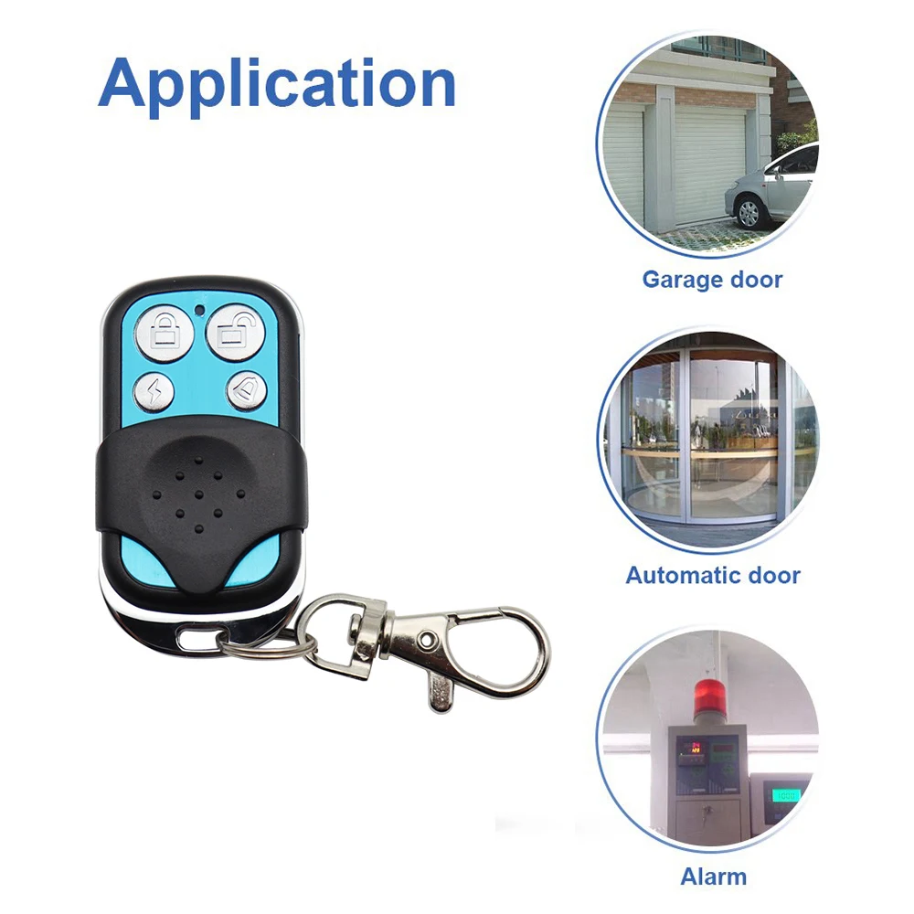 4 Buttons 433.92 Mhz Garage Gate Door Opener Duplicator Copy Remote Controller 433MHZ Remote Control Clone Cloning Code Car_voghion.com