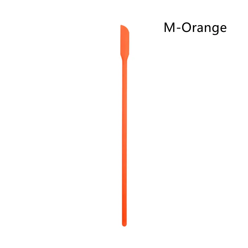 1Pc Makeup Bottle Scraper Mini Tip Spatula Jam Butter Cake Spatula Cooking Smooth Surface Scraper Baking Tool Honey Mixing Spoon 