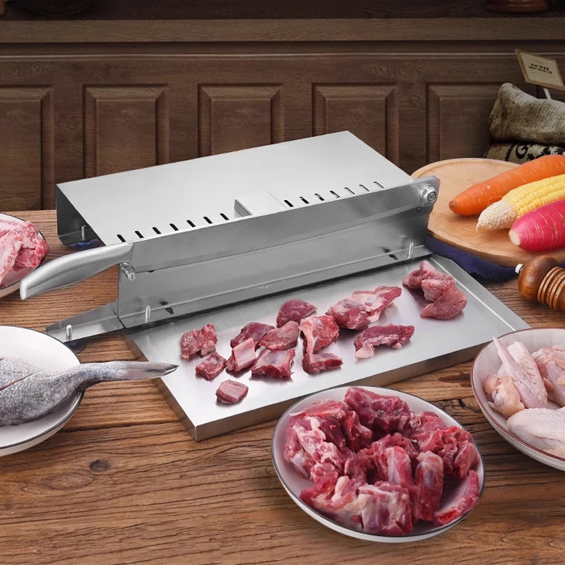 Multifunctional frozen meat cutting knife Chinese herbal medicine slicer bone chopping guillotine chopping chicken duck fish com