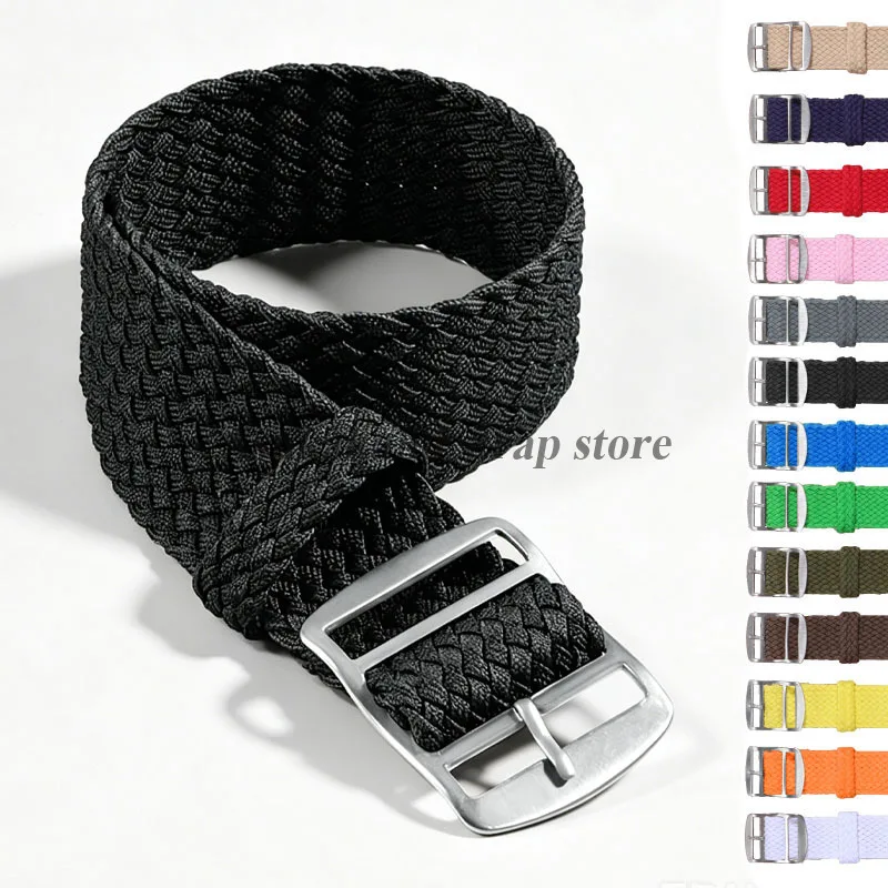 Premium Woven Nylon Watch Strap - Fashionable Fabric Replacement Wristband