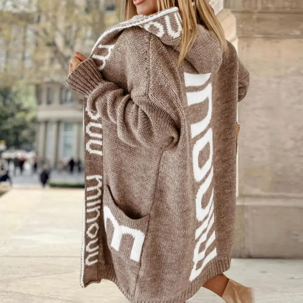 

Новинка, уличный теплый кардиган TPJB, женский свитер, жакеты, шикарная холодностойкая свободная уличная одежда, джемперы, кардиган, свитер, пальто