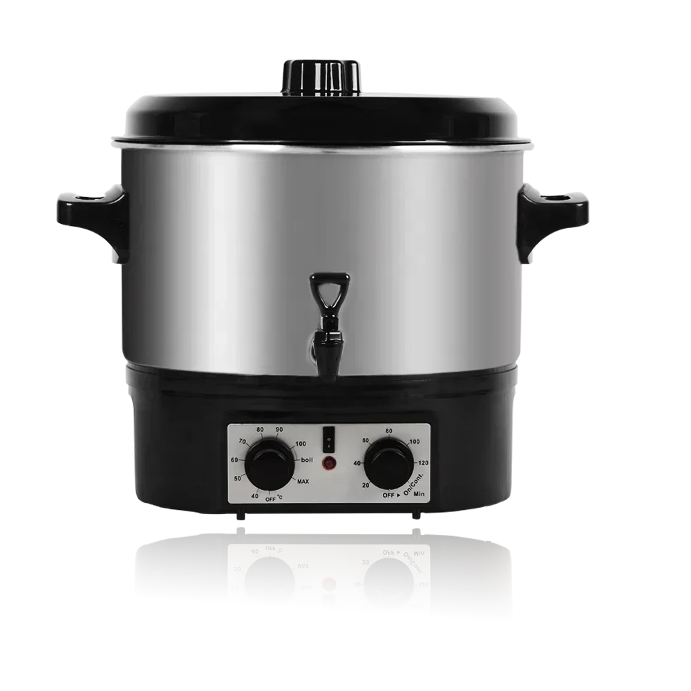 Preserving Cooker and Wine Warmer with Tap Stainless Steel 16 L Automatic Slow Cooker Commercial Household 2 Years Manual Hotel