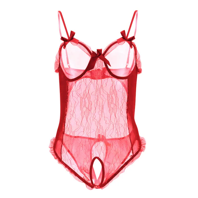 Sexy Exotic Apparel Teddy Erotic Open Chest Crotchless Costumes Sexy Clothes Babydoll Open Bra Plus Size See-through Lingerie,women underwear,sexy lingerie