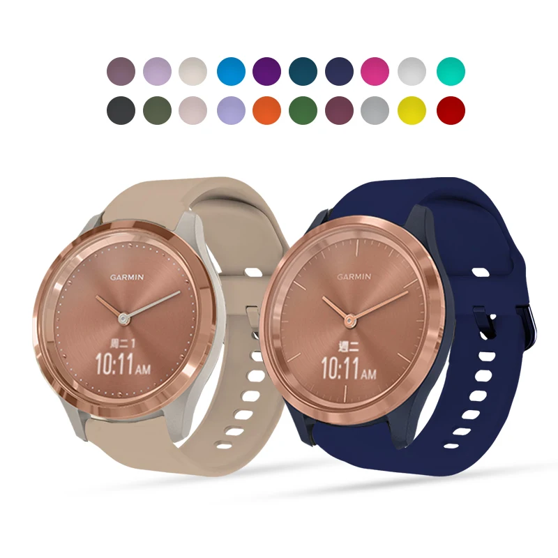 Soft Silicone Sport Watch Adjustable Replacement Band - Universal Fit