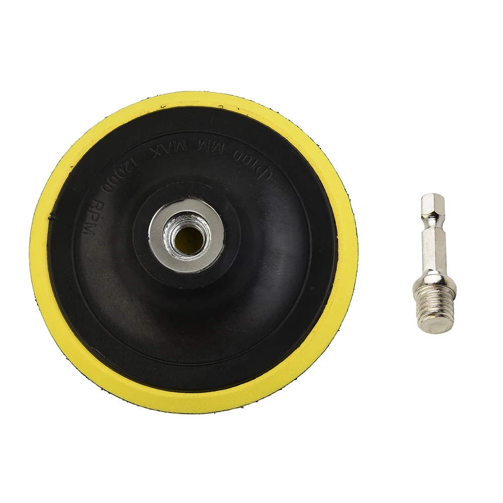 

4 Inch Sanding Pad M10 Connecting Rod Drill Adapter For Buffing Cleaning Polishing Derusting Rotary Tool Accessories