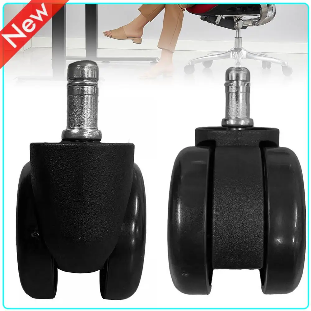 5PCS Office Chair Casters Wear Resist Universal Rolling Casters Small Rolling Caster Set Replacemen Furniture Wheels Roller