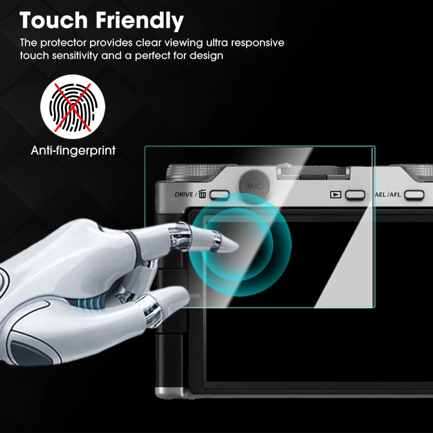 LCD Screen Protector Tempered Glass For FUJIFILM X-M5 Hardness Protective Film Anti Scratch Cover For FUJIFILM X-M5 HD Films