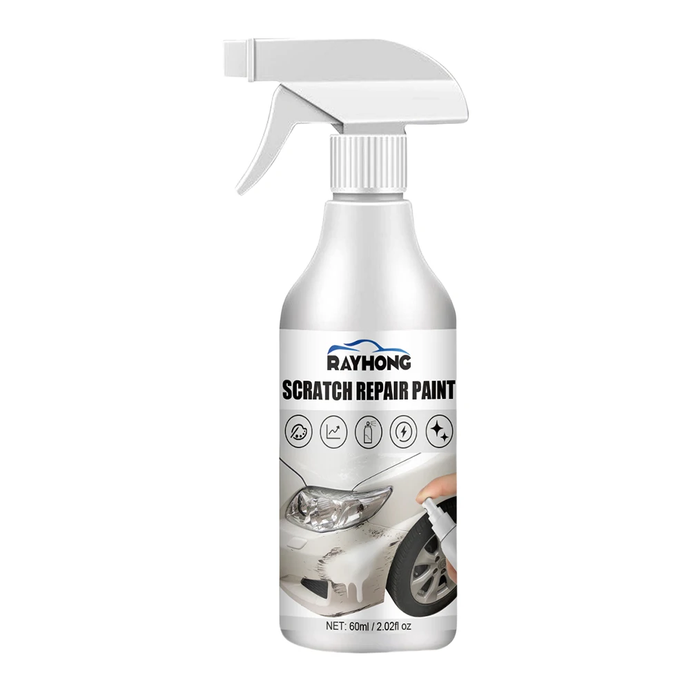 Portable Car Polishing Spray 60ml Polishing Paint Car Scratch Repair Spray Automobile Body Paint Scratch Liquid Car Care