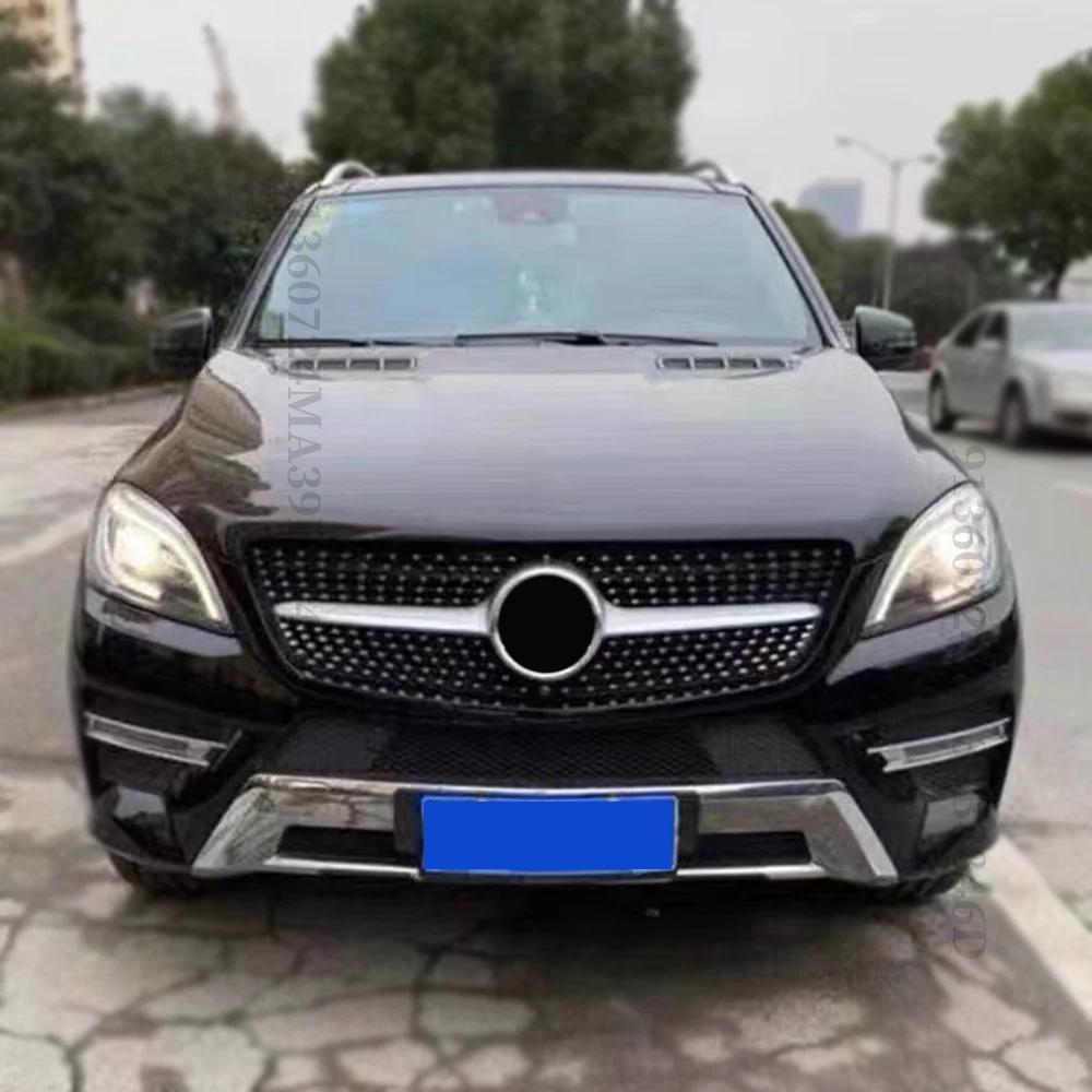 Vorne Einlass Grille Haube Grill Für Mercedes W166 Benz ML 2012-2015 ML300 ML320 ML350 ML400 ML500 550 Diamant GT Körper Kit Facelift – Detail 4