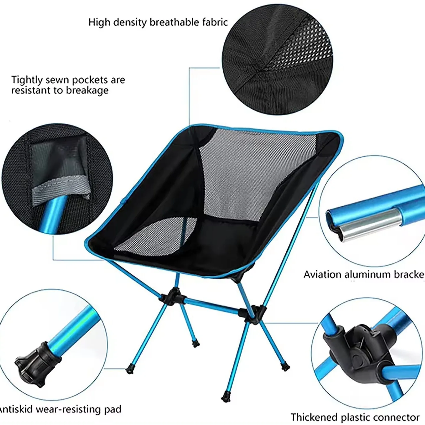 Folding Moon Camping Chair 6