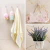 Transparent Hooks in The Bathroom Non-perforated Wall Hooks Sturdy Self-adhesive Hangers Home Accessories 6