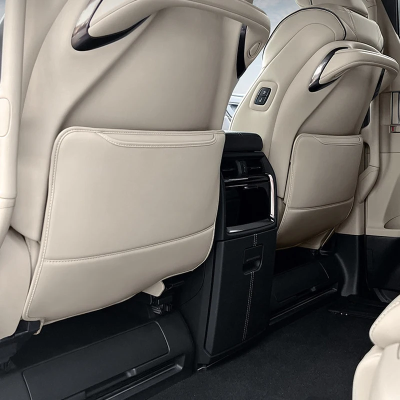 시트 안티 킥 패드 시리즈 vellfire 시트 백 안티 스크래치 For Toyota Alphard Vellfire 40 시리즈 2023 + 인테리어 액세서리
