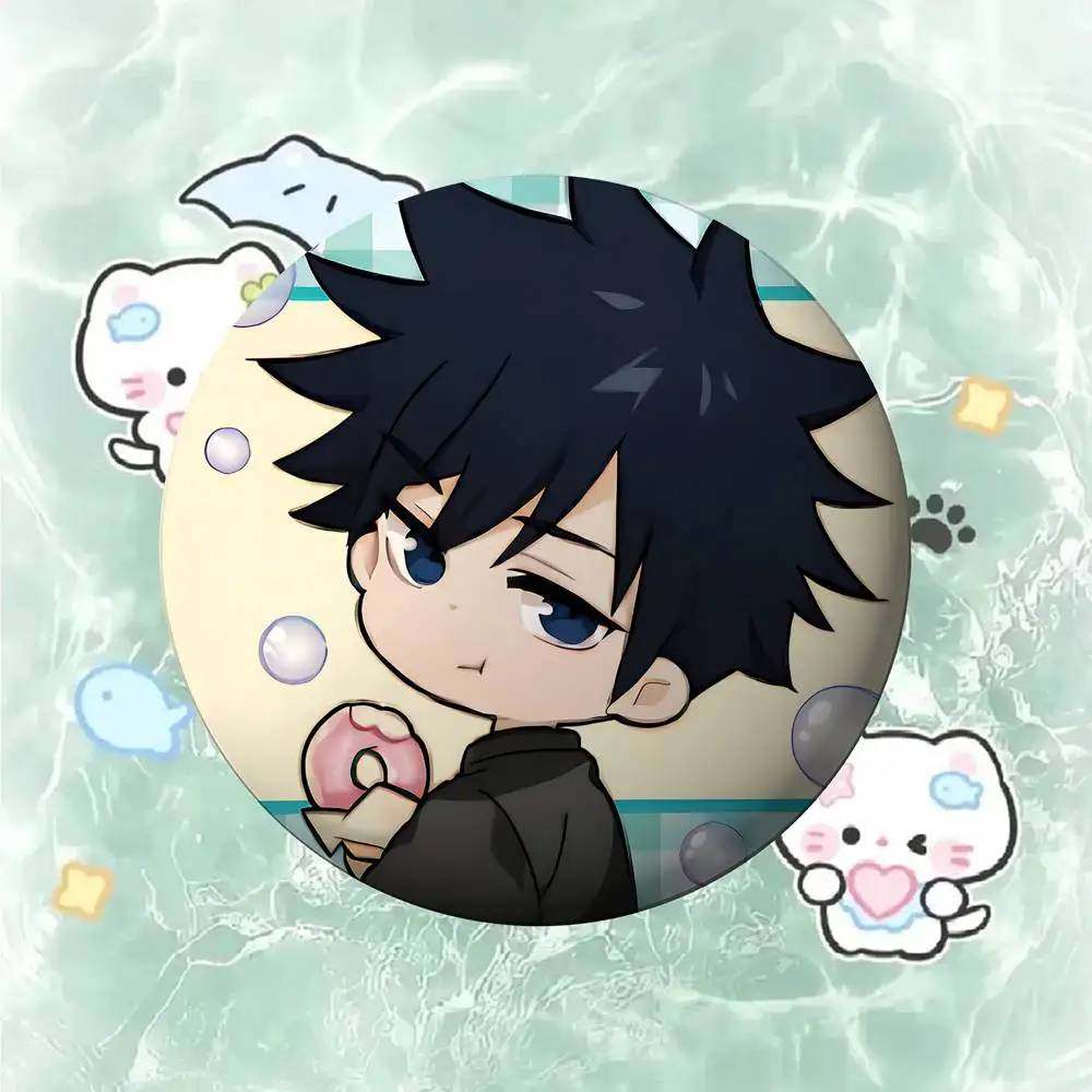 Anime Fushiguro Megumi Abzeichen Kreative Weißblech Taste Pins Brosche Kreative Zitate Kleidung Rucksack Schmuck Geschenk Für Kinder Freunde – Detail 17
