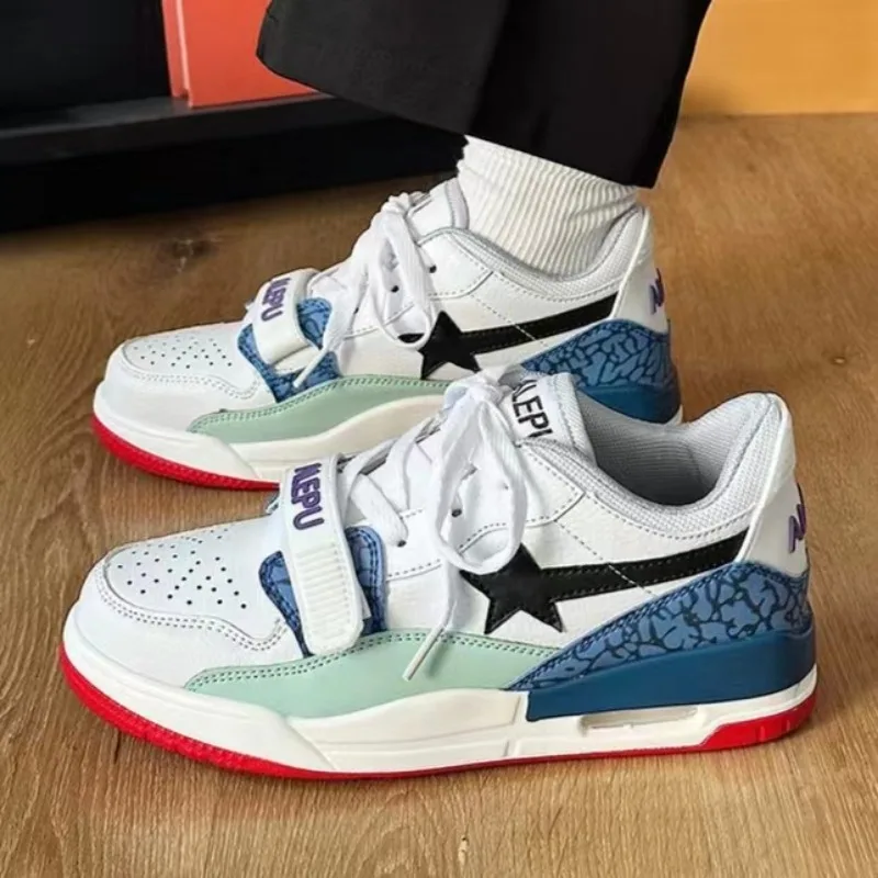 Women's Leather High Top Sneakers High Quality Fashion Running Woman Shoes Non Slip Female Sports Casual Shoe Zapatillas Hombre 3