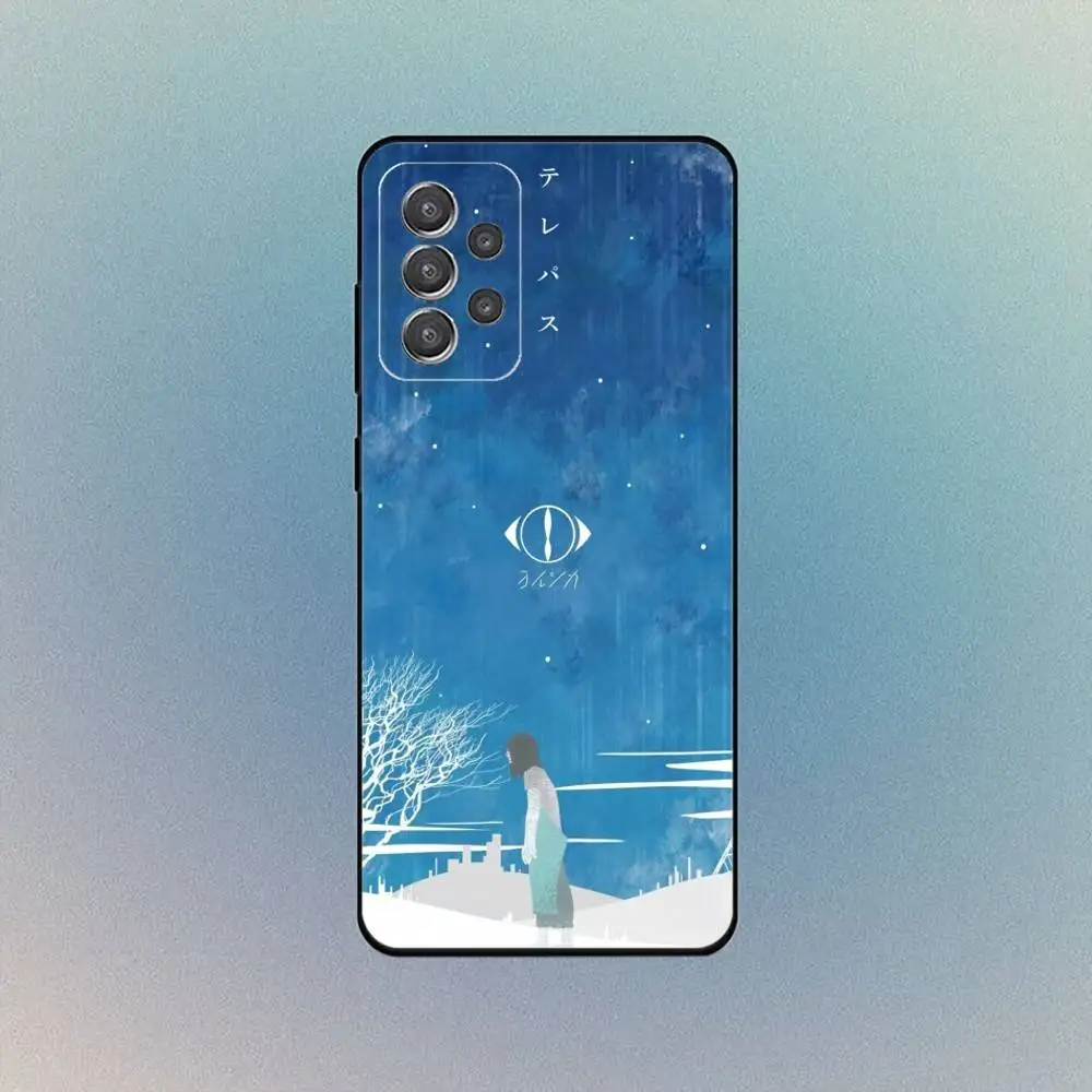 Sleek Black Soft Phone Case Inspired by Band Y-Yorushikas