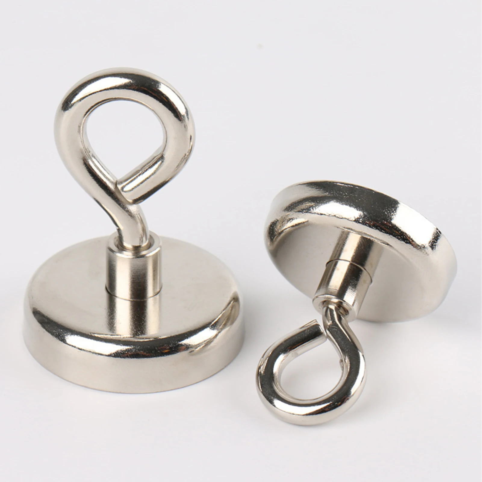 Powerful Neodymium Magnet Deep Sea Fishing Magnet Round Powerful Search Magnetic Hook with Ring Metal Round