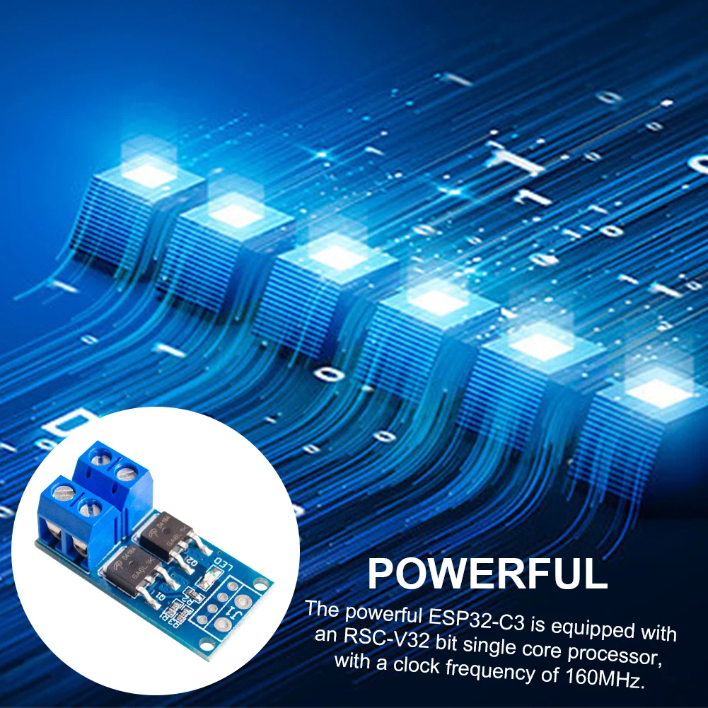 MOSFET Trigger Switch Drive Module 400W High Power MOSFET Switch Drive Module 15A Max 30A 0-20KHz for Lamp Brightness Control