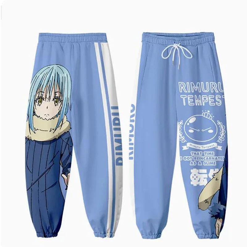 

Anime That Time I Got Reincarnated As A Slime Rimuru Tempest Cosplay Costumes 3D Print Joggers Pants Men/Women Casual Trousers