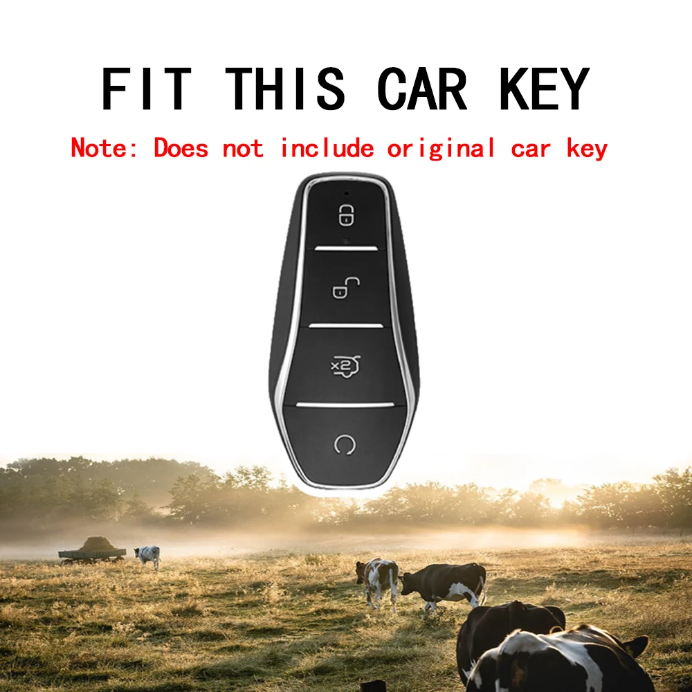 BYD Han Ev Tang Dm/Qin PLUS/Song Pro/MAX/Yuan 자동차 키 커버 용 자동차 키 케이스 쉘 포브 홀더
