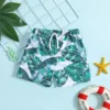 Swim Suit Short Set Toddler Kids Infant Baby Boys Summer Print Shorts Beach Swimwear Swimming Trunks Size 4 Swim Suit Boys 1