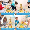 Balance Tower Game Stacking Game For Toddlers 4-8 Mouse Play Cheese Arch Tower Stacking Board Game Tilting Tower Toy Party Game 4