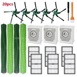 High-Performance Robot Vacuum Cleaner Accessory Kit with HEPA Filter, Brushes, and Dust Bag Replacement Parts (Set 5)