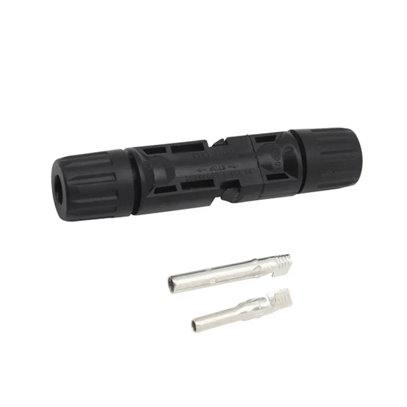 Solar Connector PV Plug 400/200/100/10 Pcs 1000V DC 30A Connectors Kit for Photovoltaic PV/MC Cable 2.5/4/6mm&sup2;