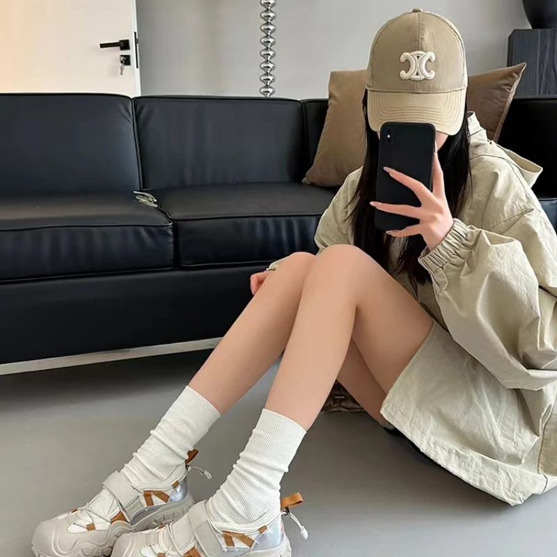 High Quality Thick Bottom Ugly Cute Mesh Hollowed Out Fashion All Comfortable Non-slip Breathable Sports Women's Single Shoes 4