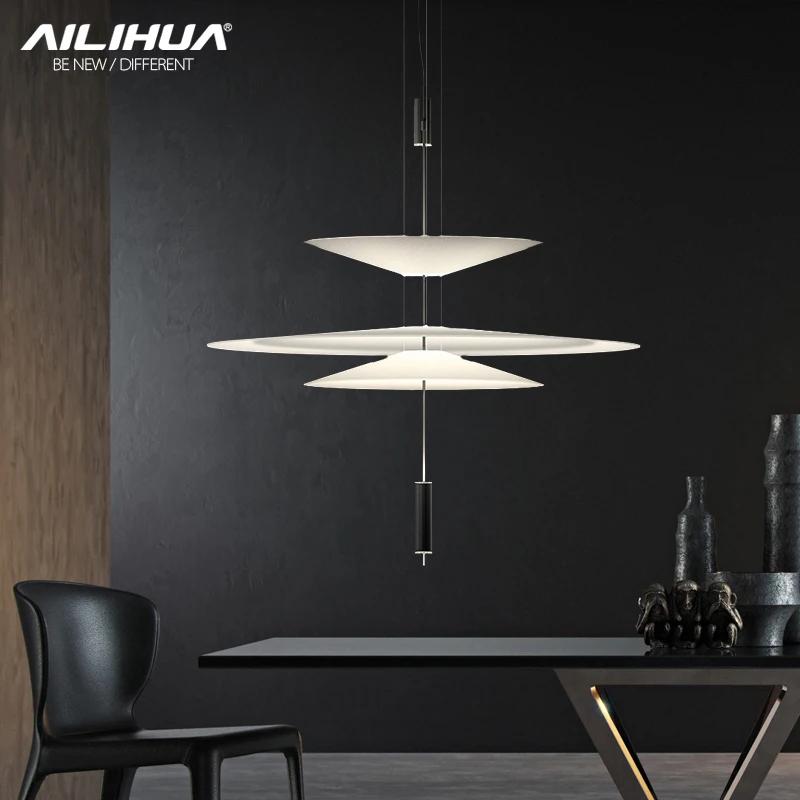 

Nordic lamps restaurant chandelier modern minimalist art Danish designer chandelier villa duplex restaurant lamp