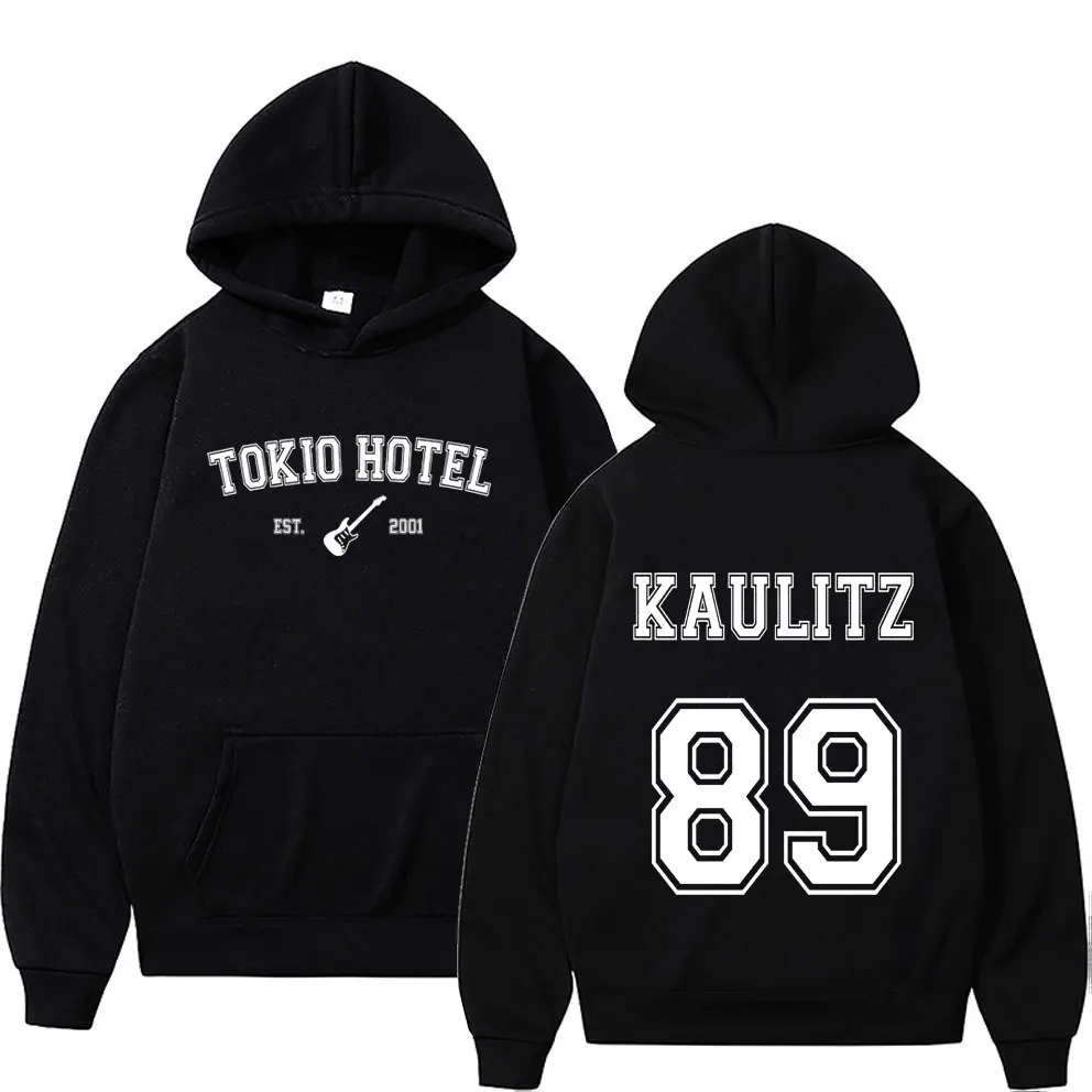 Tokio Hotel Unisex Cotton Hoodie Kaulitz Fashion Fleece Luxury Hooded Sweatshirt Plain Winter Autumn Print Men Women Pullover