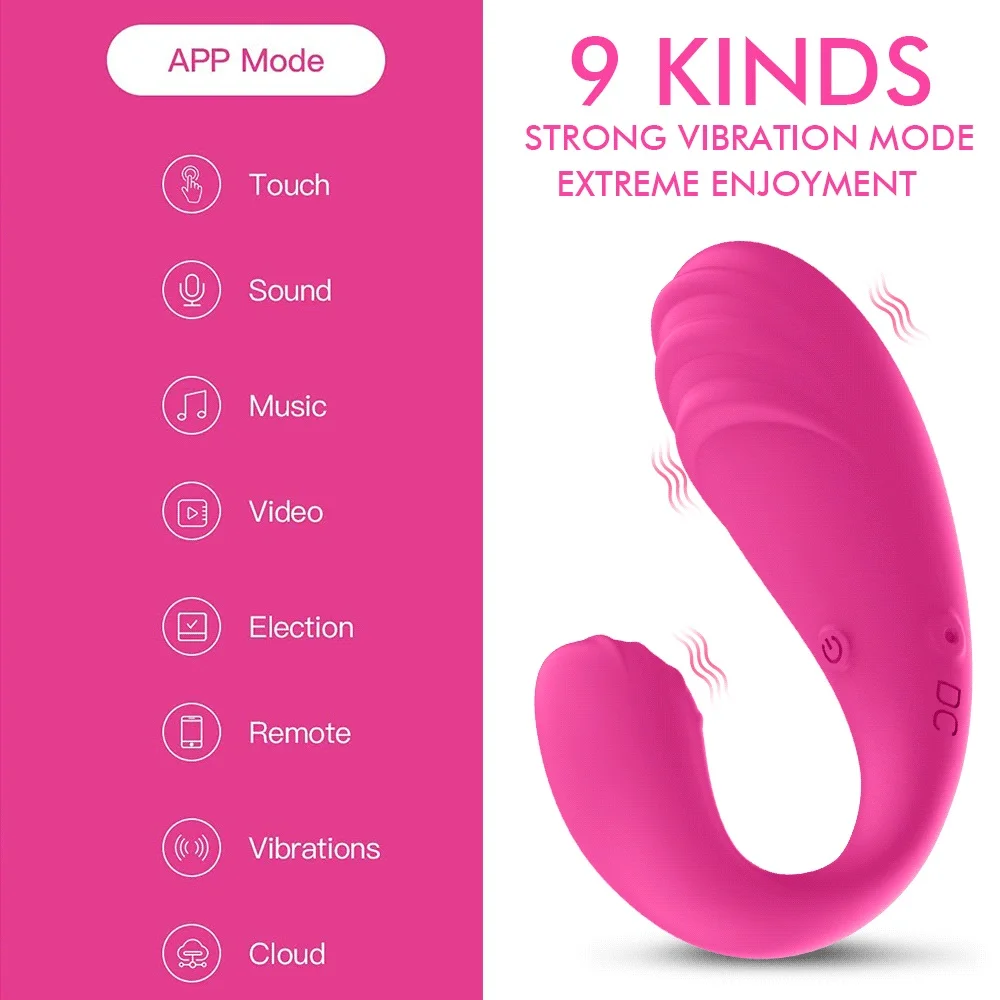 Dual Motor APP Bluetooth Control Vagina Vibrators Clitoral G Spot Vibrating Stimulator Wearable Anal Massager Sex Toys for Women