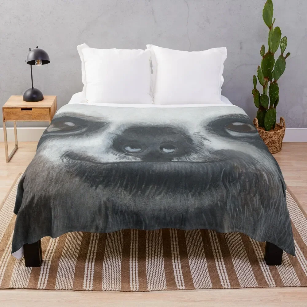 

Slow Sloth Throw Blanket Blankets Sofas Of Decoration Multi-Purpose Sofas Tourist Blankets