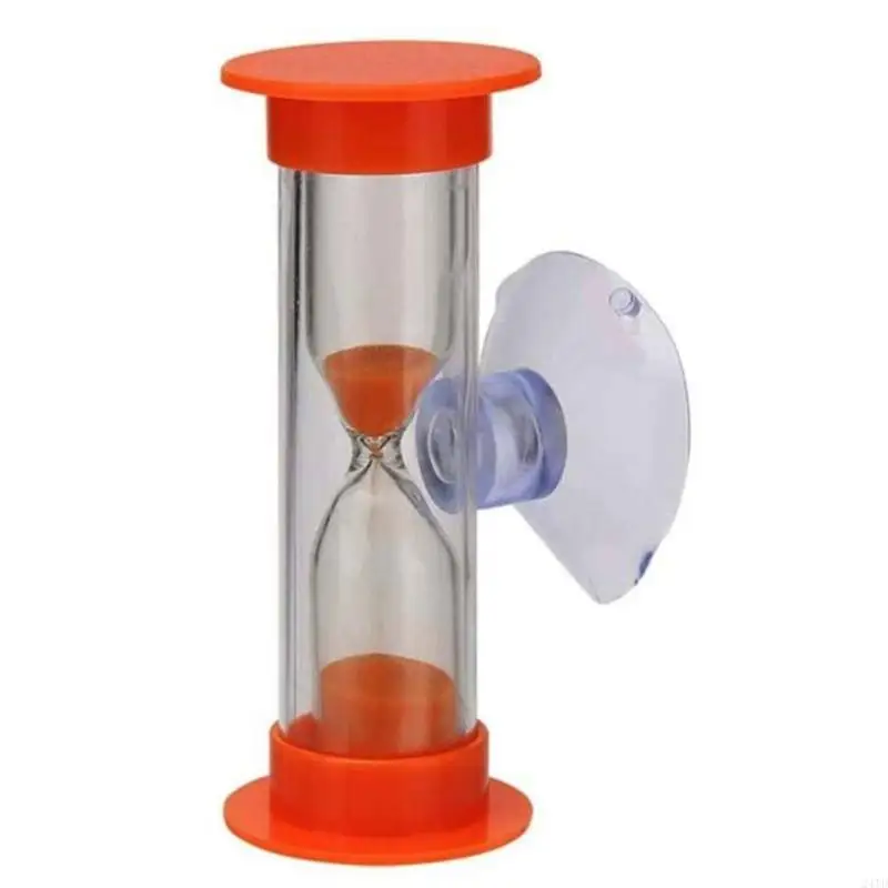 24TD 2Minute Hourglasses Timer With Suction Cup Shower Tooth Brushing Timer