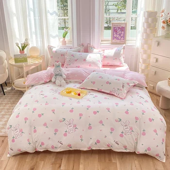 4-piece bedding set comforter set Soft and comfortable for be suited to four seasons Suitable for the room dormitory