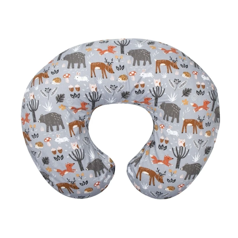 Washable Nursing Pillowcase Removable Nursing Pillow Cover Ushape Print Nursing Pillow Case Breastfeeding Pillow Sleeve 4