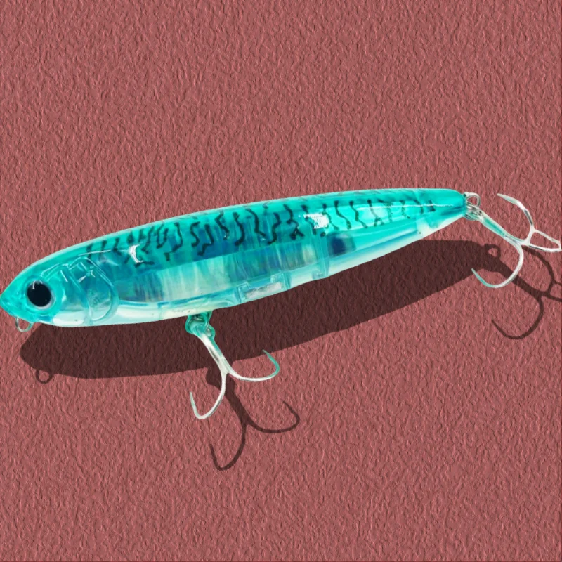 1 Stück Topwater 3DR Pencil 100mm 17g Schwimmköder Wobbler Pesca Artificia Hard Yo Zuri Köder für Salzwasser-Forellen und Barsche – Detail 10