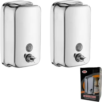 Dispenser di shampoo da bagno da 500 ml Dispenser di sapone manuale a parete Disinfettante per le mani Gel doccia Contenitore per dispenser di liquidi doccia 1