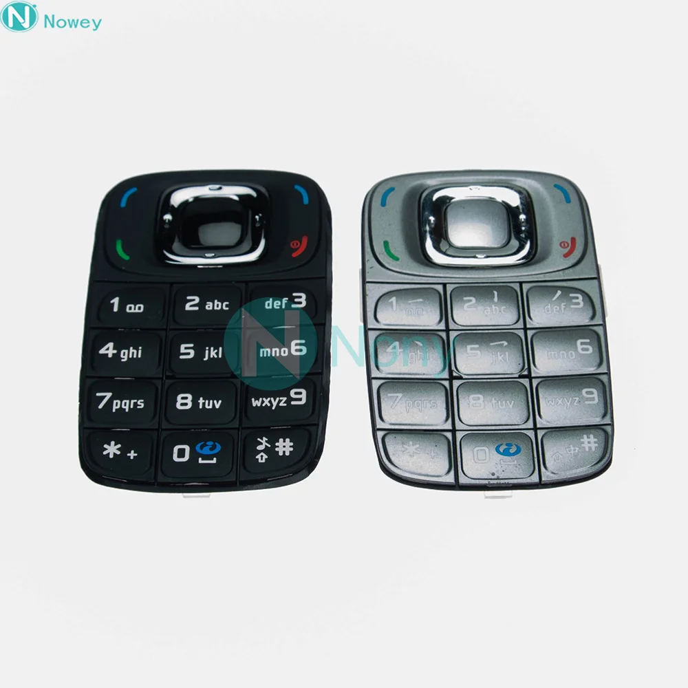 Nowey 6085 커버 키보드 Nokia 6085 전화 영어 러시아어 키패드 교체 하우징 부품