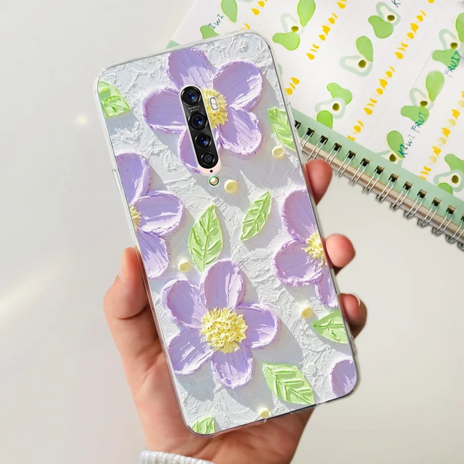 Stylish Shockproof Flower Silicone Case