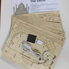3D Puzzle Wooden House Model Royal Castle Taj Mahal With Light Assembly Toy For Kids Adult DIY Model Kits Decoration for Gifts 6